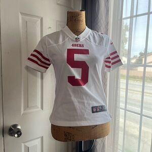 San Francisco 49ers White and Red women Jersey